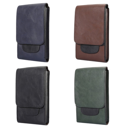 6,3 Zoll und darunter Universelle Crazy Horse Texture 3 Beutel Vertikales Flip-Lederetui mit Gürtelloch und Kletterschnalle für Galaxy Note 8, Sony, Huawei, Meizu, Lenovo, ASUS, Cubot, Oneplus, Oukitel, Xiaomi, DOOGEE, Vkworld und andere Smartphones