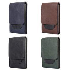 6.3 inch and Below Universal Crazy Horse Texture 3 Pouches Vertical Flip Leather Case with Belt Hole & Climbing Buckle for Galaxy Note 8, Sony, Huawei, Meizu, Lenovo, ASUS, Cubot, Oneplus, Oukitel, Xiaomi, DOOGEE, Vkworld, and other Smartphones