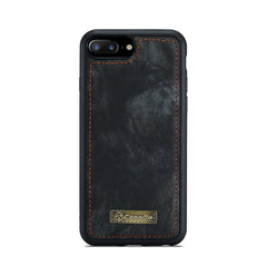 CaseMe for iPhone 8 Plus & 7 Plus   Multifunctional Leather Billfold with Detachable Magnetic PC Back Protective Case & Holder & 11 Card Slots & 3 Cash Slots & 1 Zipper Wallet & 2 Photo Frames & 3 Magnetic Clasps