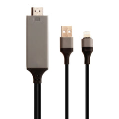 8 Pin Male to HDMI & USB Male Adapter Cable, Length: 2m, 8 Pin Male