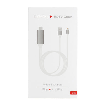 8 Pin Male to HDMI & USB Male Adapter Cable, Length: 2m, 8 Pin Male