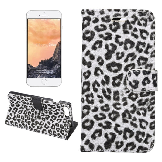 For iPhone 8 Plus & 7 Plus   Leopard Texture Horizontal Flip Leather Case with Holder & Card Slots & Wallet, For 8P & 7P