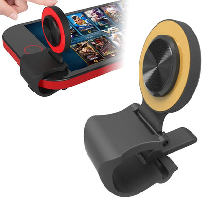 A9 Direct Mobile Clip Games Joystick Artifact Hand Travel Button Sucker with Ring Holder for iPhone, Android Phone, Tablet, A9 Gold, A9 REd, A9 Silver