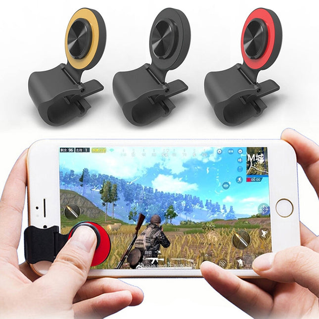 A9 Direct Mobile Clip Games Joystick Artifact Hand Travel Button Sucker with Ring Holder for iPhone, Android Phone, Tablet, A9 REd, A9 Silver, A9 Gold