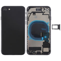 Battery Back Cover Assembly with Side Keys & Vibrator & Speaker Ringer Buzzer & Power Button + Volume Button Flex Cable & Card Tray for iPhone 8, For iPhone 8, For iPhone 8 (Full Assembly)