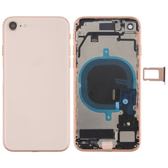 Battery Back Cover Assembly with Side Keys & Vibrator & Speaker Ringer Buzzer & Power Button + Volume Button Flex Cable & Card Tray for iPhone 8, For iPhone 8, For iPhone 8 (Full Assembly)