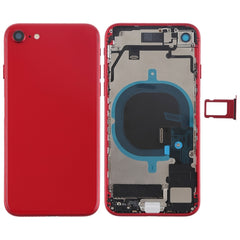 Battery Back Cover Assembly with Side Keys & Vibrator & Speaker Ringer Buzzer & Power Button + Volume Button Flex Cable & Card Tray for iPhone 8, For iPhone 8, For iPhone 8 (Full Assembly)