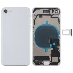 Battery Back Cover Assembly with Side Keys & Vibrator & Speaker Ringer Buzzer & Power Button + Volume Button Flex Cable & Card Tray for iPhone 8, For iPhone 8, For iPhone 8 (Full Assembly)