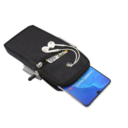 Multifunktionale, universelle, dünne Sport-Armtasche, Handytasche, Handgelenktasche mit Kopfhörerloch für Smartphones mit 6,5 Zoll oder weniger, Armgröße: 22–38 cm