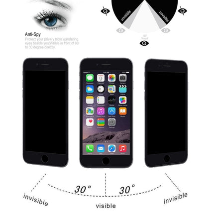9H 6D Anti-peep Tempered Glass Film for iPhone SE 2022 / 2020 / 8 / 7, For iPhone SE 2022 / 2020 / 8 / 7(Black), For iPhone 7(White)