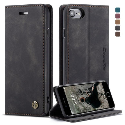 CaseMe-013 Multifunktionale Retro Frosted Horizontal Flip Lederhülle für iPhone 7/8, mit Kartensteckplatz &amp; Halter &amp; Geldbörse, für iPhone 7/8