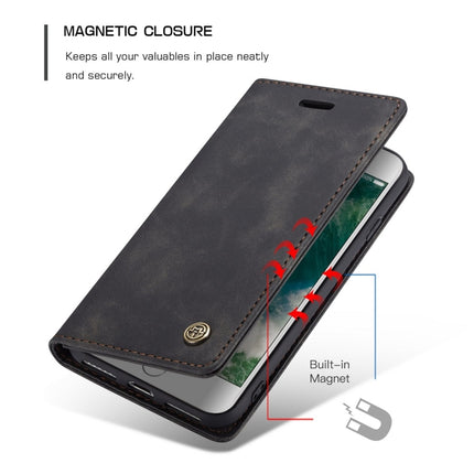 CaseMe-013 Multifunktionale Retro Frosted Horizontal Flip Lederhülle für iPhone 7/8, mit Kartensteckplatz &amp; Halter &amp; Geldbörse, für iPhone 7/8