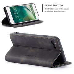 CaseMe-013 Multifunctional Retro Frosted Horizontal Flip Leather Case for iPhone 7 / 8, with Card Slot & Holder & Wallet, For iPhone 7 / 8