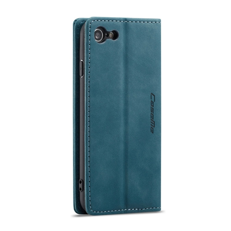 CaseMe-013 - Funda de piel con tapa horizontal multifuncional retro esmerilada para iPhone 7/8, con ranura para tarjetas, soporte y billetera, para iPhone 7/8