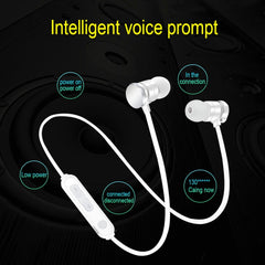 X3 Magnetische Absorption Sport Bluetooth 5.0 In-Ear-Headset mit HD-Mikrofon, unterstützt Freisprechanrufe, Entfernung: 10 m