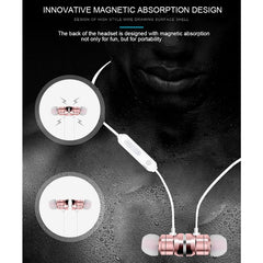 X3 Magnetische Absorption Sport Bluetooth 5.0 In-Ear-Headset mit HD-Mikrofon, unterstützt Freisprechanrufe, Entfernung: 10 m