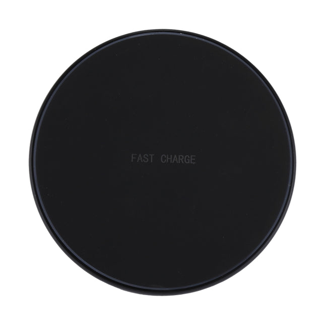 DC 9V 1.67A / 5V 1A Universal Round Shape Qi Standard Fast Wireless Charger with Indicator Light, Round Shape