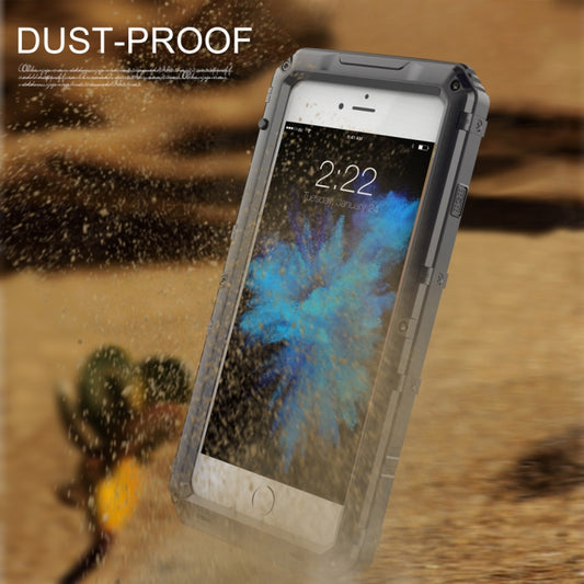 Waterproof Dustproof Shockproof Zinc Alloy + Silicone Case for iPhone 8 & 7, iPhone 8 & 7, iPhone 8 Plus & 7