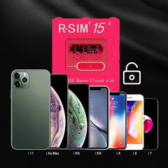 R-SIM 15 Dual CPU Aegis Cloud Upgraded Version iOS 13 System Universal Unlocking Card for iPhone 11 Pro Max, iPhone 11 Pro, iPhone 11, iPhone X, iPhone XS, iPhone 8 & 8 Plus, R-SIM 15