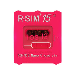 R-SIM 15 Dual CPU Aegis Cloud Upgraded Version iOS 13 System Universal Unlocking Card for iPhone 11 Pro Max, iPhone 11 Pro, iPhone 11, iPhone X, iPhone XS, iPhone 8 & 8 Plus, R-SIM 15