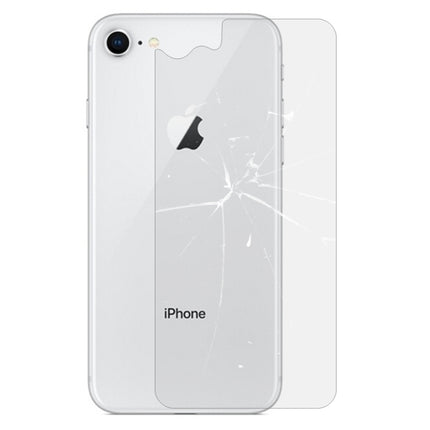For iPhone 8 & 7 0.3mm 9H Surface Hardness 2.5D Curved Edge Explosion-proof Premium Tempered Glass Back Screen Protector, For 8 & 7