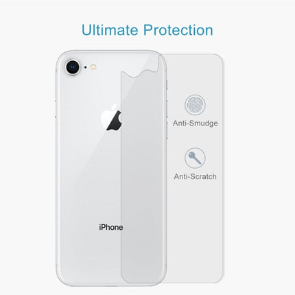 For iPhone 8 & 7 0.3mm 9H Surface Hardness 2.5D Curved Edge Explosion-proof Premium Tempered Glass Back Screen Protector, For 8 & 7