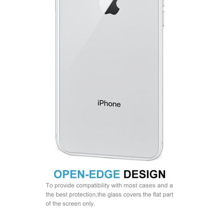 For iPhone 8 & 7 0.3mm 9H Surface Hardness 2.5D Curved Edge Explosion-proof Premium Tempered Glass Back Screen Protector, For 8 & 7