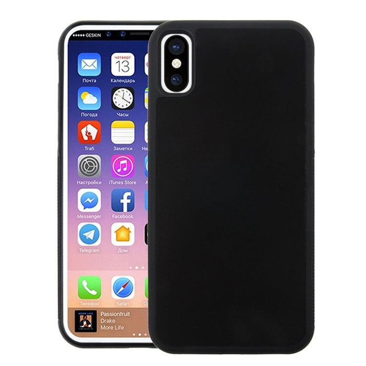 For iPhone X / XS TPU + PC Anti-Gravity Dropproof Protective Back Cover Case, For X