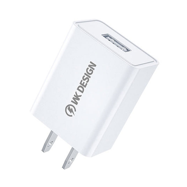WK WP-U118 10W Single USB Port Travel Charger Power Adapter, US Plug, WP-U118 US Plug