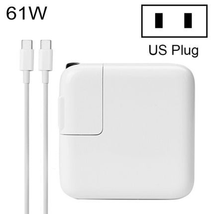 61W Type-C Power Adapter with 1.8m Cable, US Plug