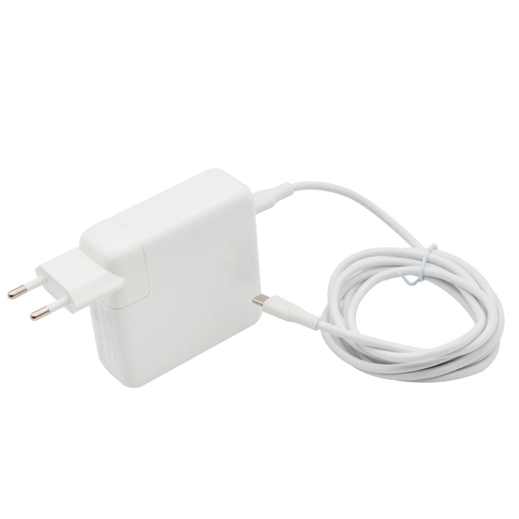 87W Type-C Power Adapter Portable Charger with 1.8m Type-C Charging Cable, EU Plug