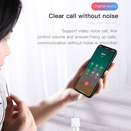 JOYROOM S-Y104 Ben Series Apple 3.5+Lightning Adapter, Länge: 1,2m