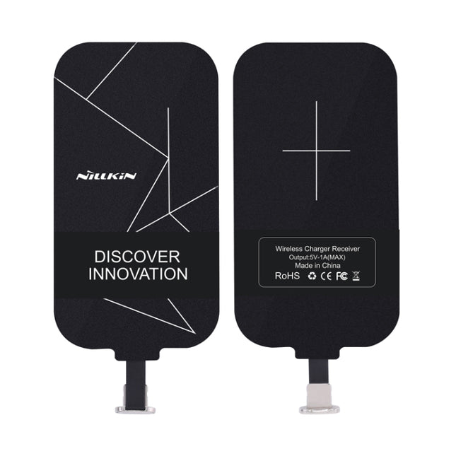 NILLKIN Magic Tag QI Standard Wireless Charging Receiver for iPhone 7 / 6s / 6 / 5S / 5, with 8 Pin Port, Length: 98mm, For iPhone 7