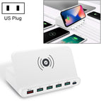 US Plug White / White