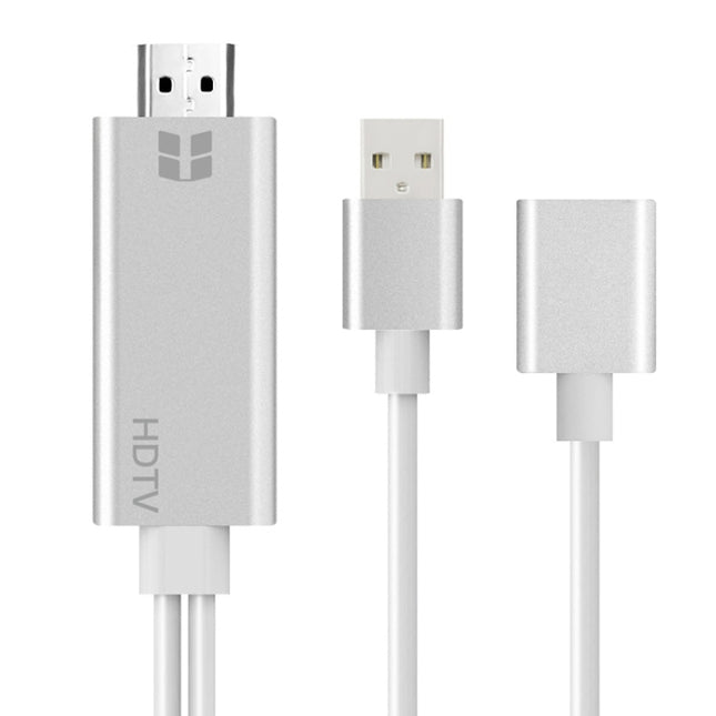 Onten 7562 USB-Buchse auf HDMI-Telefon auf HDTV-Adapterkabel für iPhone/Android