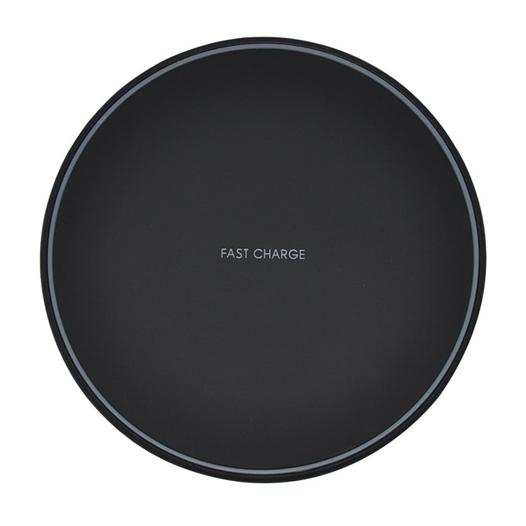 KD-1 Ultra-thin 10W Fast Charging Wireless Charger for Android Phones & iPhone, Fast Charging, Black