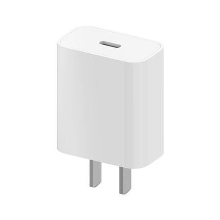 Cargador de viaje original Xiaomi AD201 de 20 W con interfaz USB-C/Tipo-C, versión de carga rápida, enchufe estadounidense, 20 W