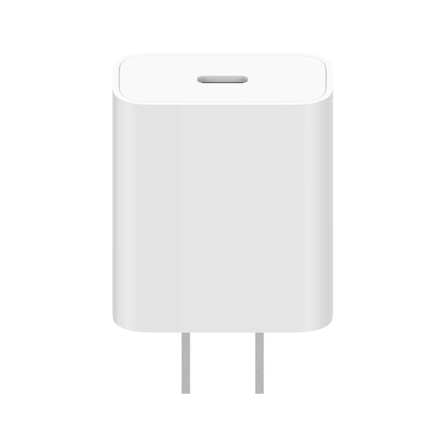 Cargador de viaje original Xiaomi AD201 de 20 W con interfaz USB-C/Tipo-C, versión de carga rápida, enchufe estadounidense, 20 W