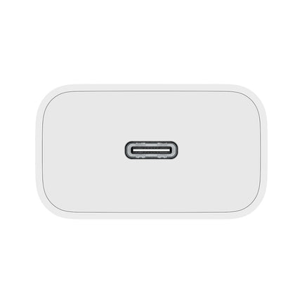 Cargador de viaje original Xiaomi AD201 de 20 W con interfaz USB-C/Tipo-C, versión de carga rápida, enchufe estadounidense, 20 W