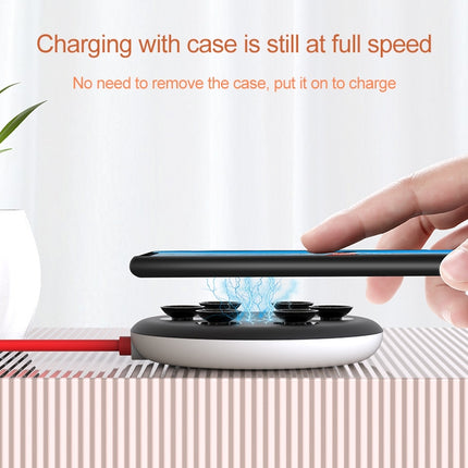10W Portable Suction Cup Mobile Phone Fast Charging Wireless Charger, Length: 1.5m, 10W