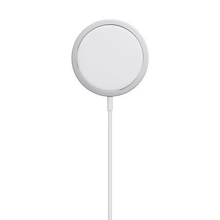 OJD-63 15W Aluminum Alloy Style Round Magsafe Magnetic Wireless Charger , Magnetic