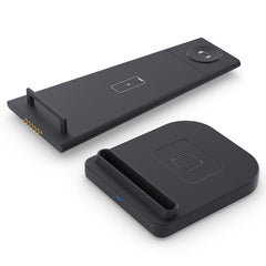 HQ-UD21 - Soporte de carga multifunción 3 en 1 para teléfono móvil, plegable, inalámbrico, para iPhone, Apple Watch y Airpods, HQ-UD21