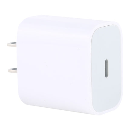 PD 20W Single USB-C / Type-C Interface Travel Charger, US Plug