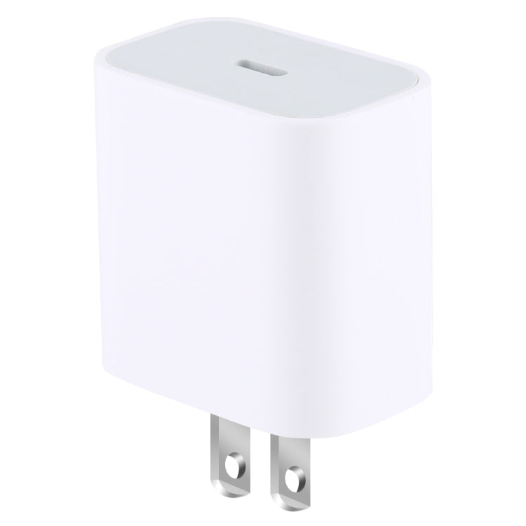 PD 20W Single USB-C / Type-C Interface Travel Charger, US Plug
