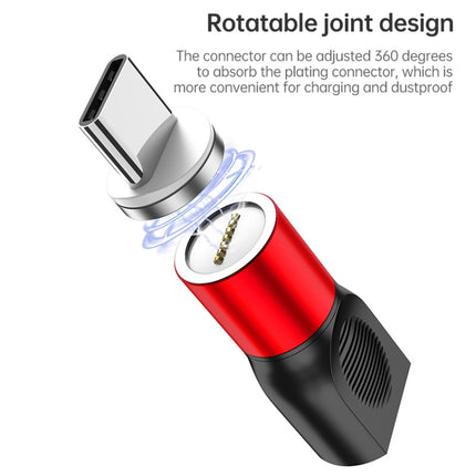 4 in 1 3A 8 Pin & USB-C / Type-C & Micro USB Zinc Alloy Magnetic Charging Head + USB-C / Type-C Magnetic Charging Adapter Set, USB-C / Type-C