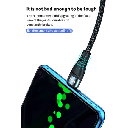 Cable de datos de carga rápida USB a Micro USB + USB-C / Tipo-C + 8 pines de 40 W y 5 A, longitud del cable: 1,2 m, 1,2 m