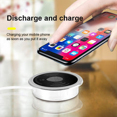 KP-ZMC Embedded Desktop Wireless Charger with PD+USB Interface Cable Length: 1.2m