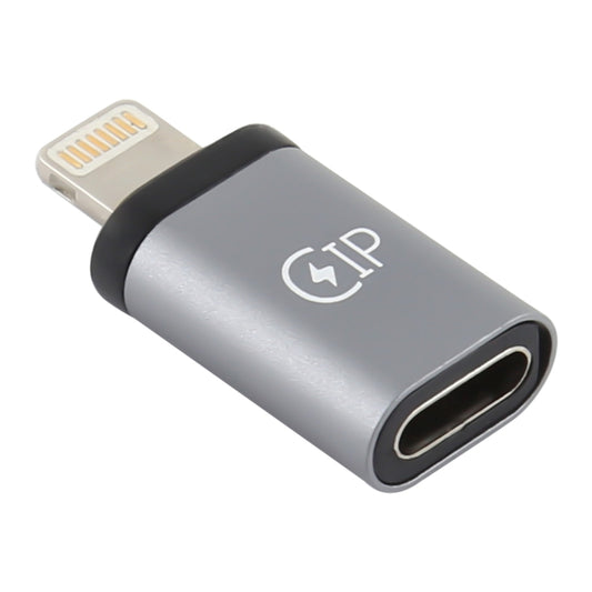 Adaptador de carga de 8 pines macho a USB-C/Tipo-C hembra, compatible con transmisión de datos, 8 pines macho