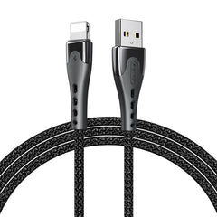 Cable de datos de carga rápida trenzado de aleación de aluminio de 8 pines USB a 2,4 A de 1 m de la serie KAWAY de REMAX RC-150i, 8 pines