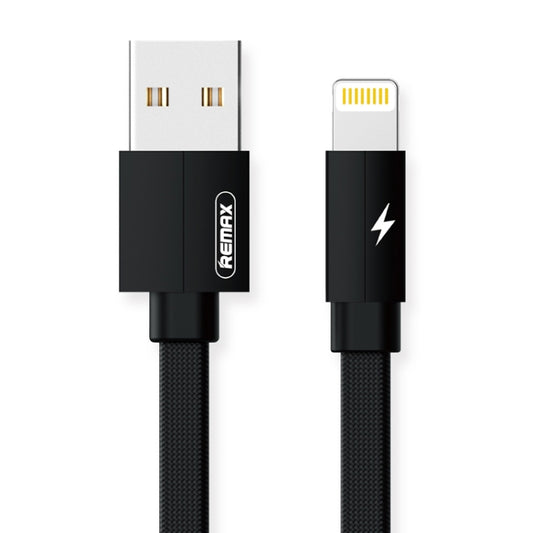 REMAX RC-094i 2m 2.4A USB to 8 Pin Aluminum Alloy Braid Fast Charging Data Cable, 8 Pin